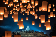 3 Tips Penting Ikut Pelepasan Lampion Hari Raya Waisak 2022 di Candi Borobudur