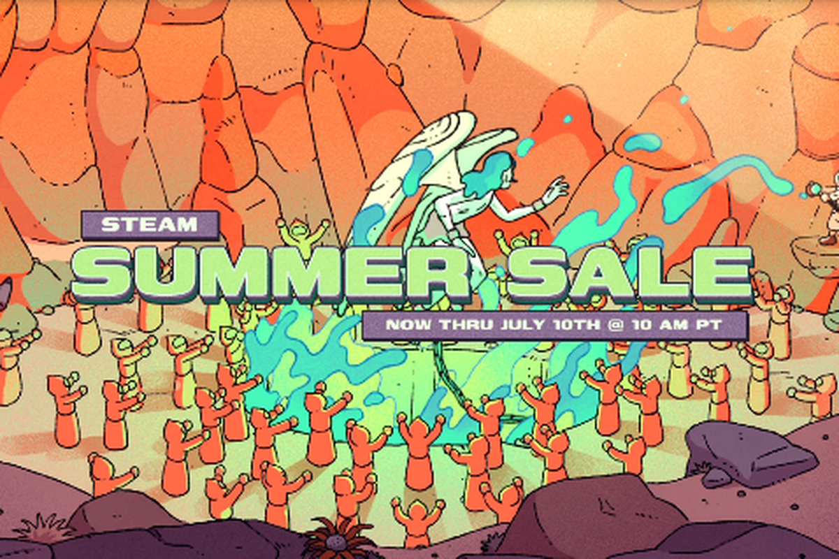 Ilustrasi Steam Summer Sale 2025.