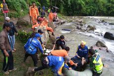 14 Penumpang Bus Sriwijaya yang Terjun ke Jurang Belum Ditemukan