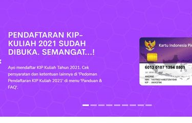SNMPTN 2021: Pendaftar KIP Kuliah Diminta Cek Status Sinkronisasi ...