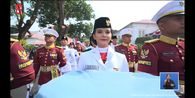 Celine Olivia Apriani Theo Jadi Pembawa Baki Bendera Pusaka di Upacara HUT Ke-81 RI di Istana