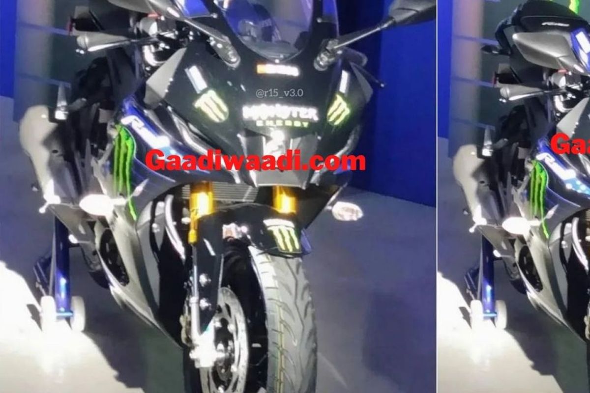 Bocor gambar motor yang diyakini sebagai Yamaha YZF-R15M