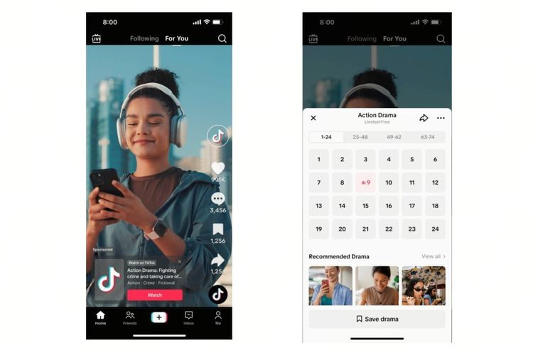 TikTok Rilis Mini Dramas dan Mini Games, Nonton Drama Pendek dan Main Game Tak Perlu Keluar Aplikasi