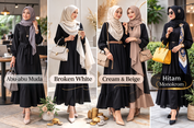 Gamis Hitam Cocok dengan Jilbab Warna Apa? 15 Inspirasi Warna agar Tampil Elegan dan Tidak Monoton