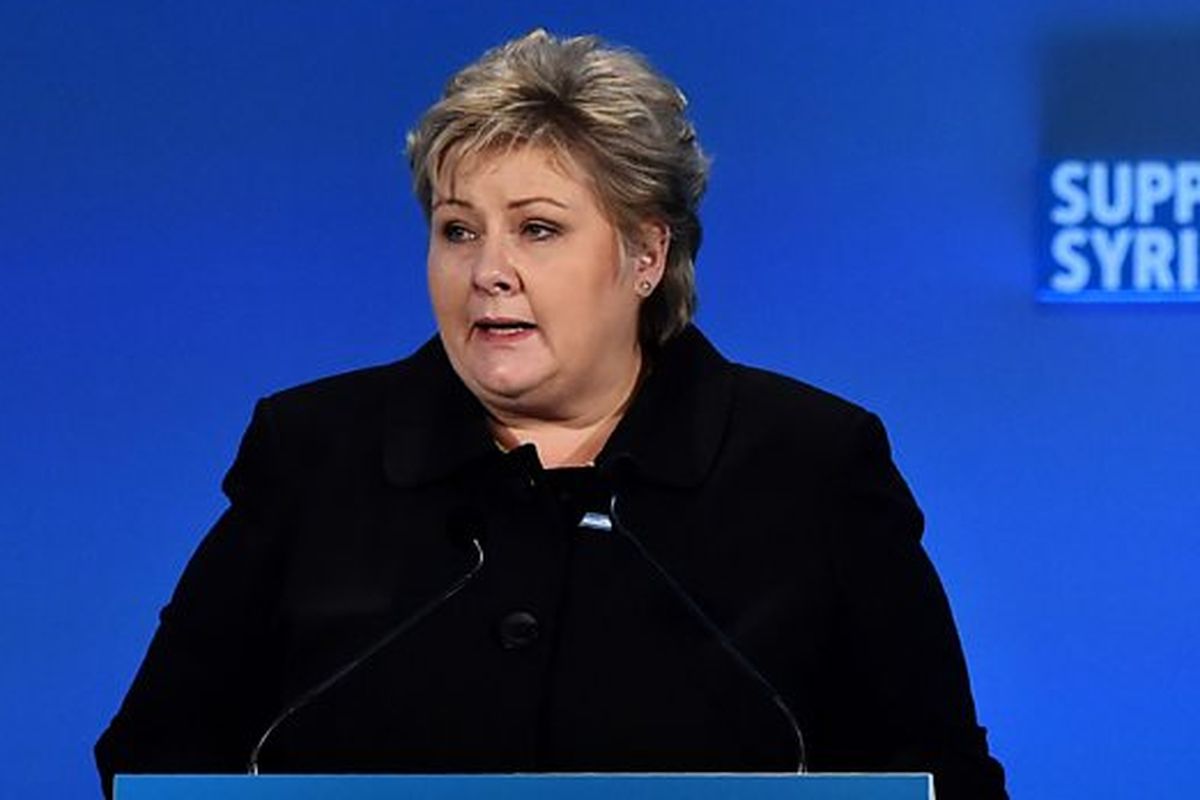 Perdana Menteri Norwegia Erna Solberg