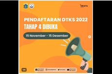 DTKS Jakarta Tahap 4 Dibuka Hari Ini, Simak Persyaratan dan Cara Daftarnya!