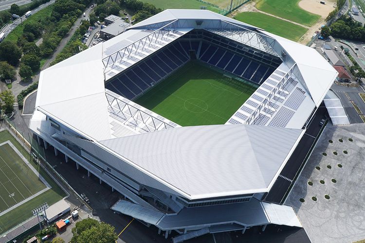 Stadion Suita Osaka, Jepang.
