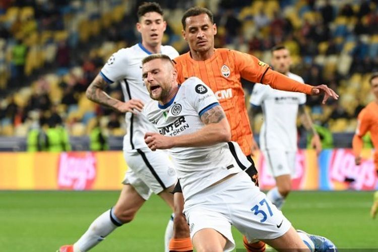 Pertandingan matchday kedua Grup D Liga Champions 2021-2022 antara Shakhtar Donetsk vs Inter Milan di Stadion Olimpiade Kiev, Ukraina, Rabu (29/9/2021) dini hari WIB.