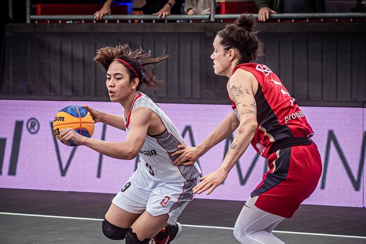 Timnas Basket Putri 3x3 Indonesia tampil pada Turnamen FIBA 3x3 Kualifikasi Olimpiade Tokyo 2020.