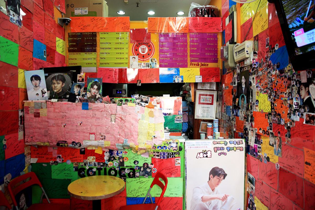 Kafe Cofioca di Seoul. 