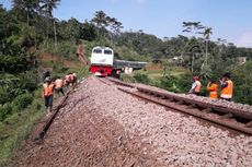 Jalur Ambles di Garut Baru Bisa Dilewati, Kecepatan Kereta Dibatasi