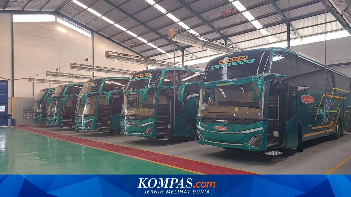 PO Efisiensi Rilis 5 Unit Bus Baru Pakai Bodi Jetbus 5