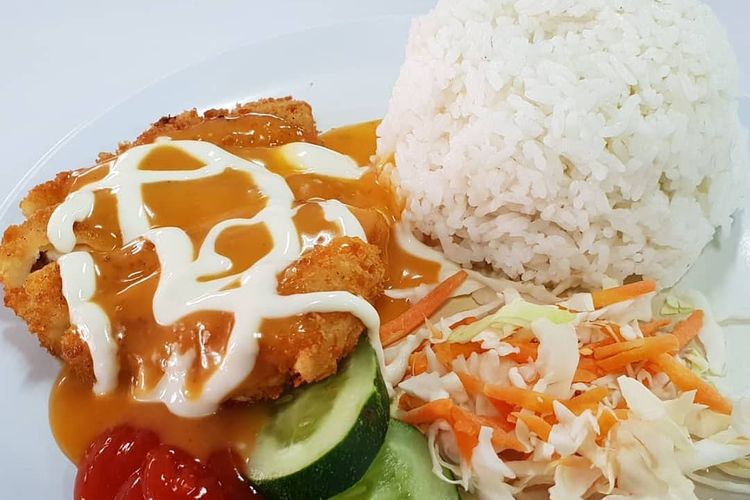 Chicken katsu di Japanese Food kantin FMIPA