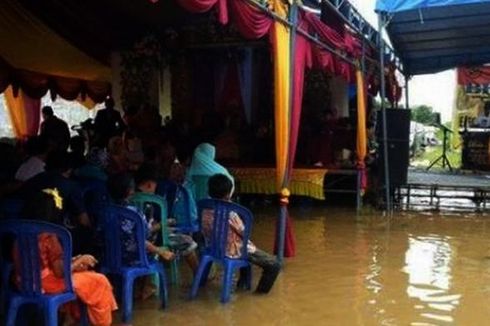 Dua Bulan Direndam Banjir, Desa Santan Tak Dapat Bantuan