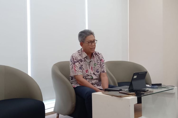 Ketua Satgas Pembangunan Infrastruktur IKN Danis Hidayat Sumadilaga dalam Konferensi Pers di Kementerian PUPR, Jakarta, Jumat (27/10/2023).
