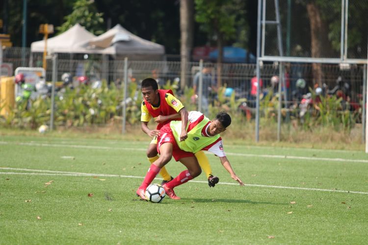 Training camp untuk program Garuda Select II di Lapangan ABC, Kompleks GBK, Jakarta pada 10-11 Juli 2019.