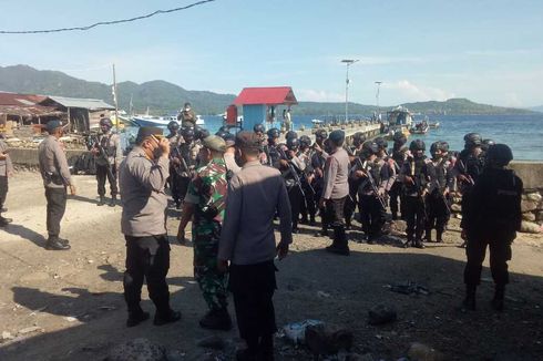Pasukan Brimob 1 SSK Dikirim untuk Antisipasi Bentrokan di Pulau Haruku Maluku