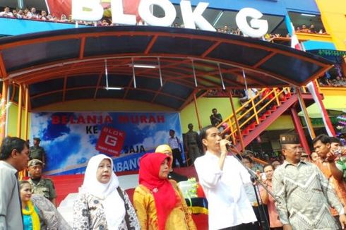 Ketika Jokowi Diam-diam ke Blok G Tanah Abang, Naik Ojek Malam-malam
