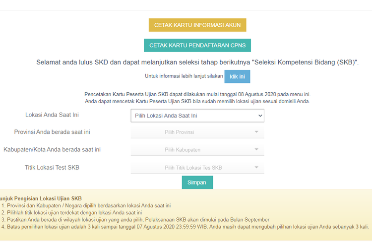 Simak Berikut Ini Cara Lakukan Daftar Ulang Skb Cpns