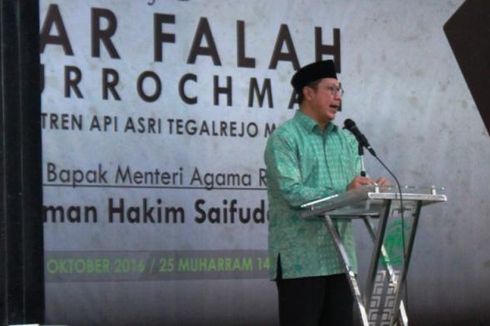 Menteri Agama Serahkan Pengusutan Kasus 