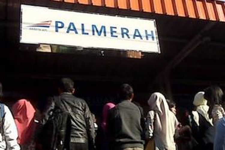 Stasiun Palmerah, Jakarta Pusat.