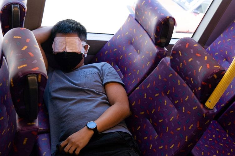 Salah satu agen bus travel di Hongkong khusus layani tempat tidur selama lima jam