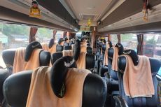 Penumpang Jangan Bawa Pulang Selimut dan Bantal di Bus AKAP