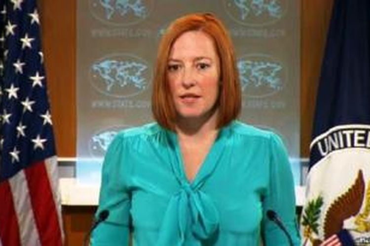 Juru bicara Departemen Luar Negeri Amerika, Jennifer Psaki