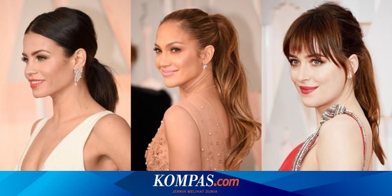 Tata Rambut  Ikat  Ekor  Kuda  Oscar 2021 yang Bisa Anda Tiru