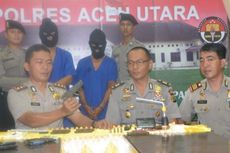 Kembangkan Kasus Narkoba, Polres Aceh Utara Sita Pistol dan Amunisi