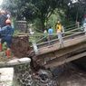 Hujan Deras di Sukabumi Sebabkan Sebuah Jembatan Ambruk