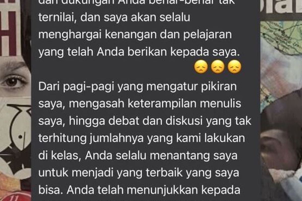 Isi Chat Siswa SMP Athirah Makassar sebelum ditemukan tewas usai melompat dari lantai 8 sekolahnya di Jalan Kajaolalido, Kota Makassar, Sulsel, pada Rabu (24/5/2023)