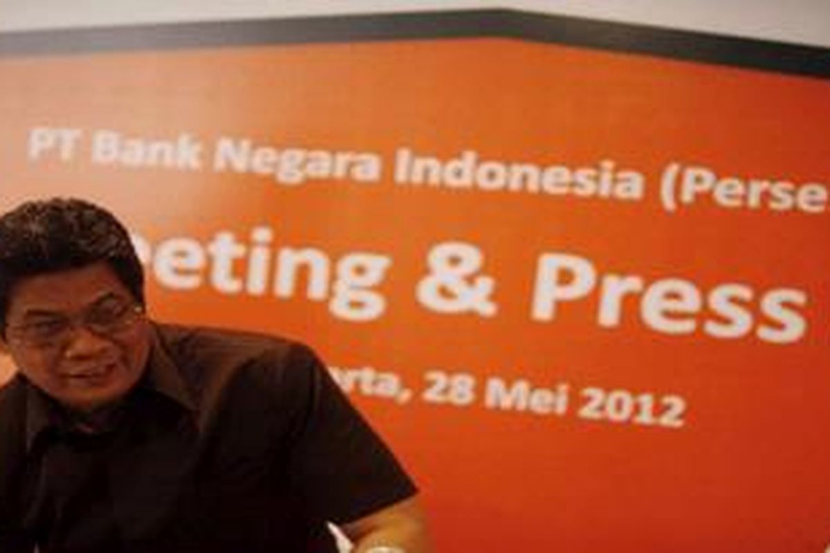 Ketua Himpunan Bank Milik Negara (Himbara) yang juga Direktur Utama Bank BNI Gatot Suwondo