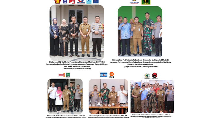 Temui 5 Paslon Walkot dan Wawalkot Pekanbaru, Pj Risnandar: Kami Akan Bersikap Netral