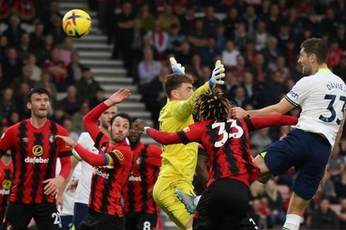 Hasil Bournemouth Vs Tottenham 2-3, The Lilywhites Menangi Drama 5 Gol