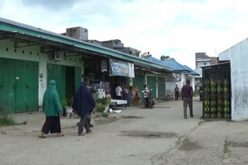 Didatangi Gugus Tugas Covid-19, Pedagang Pasar di Polewali Mandar Kabur dari Kiosnya