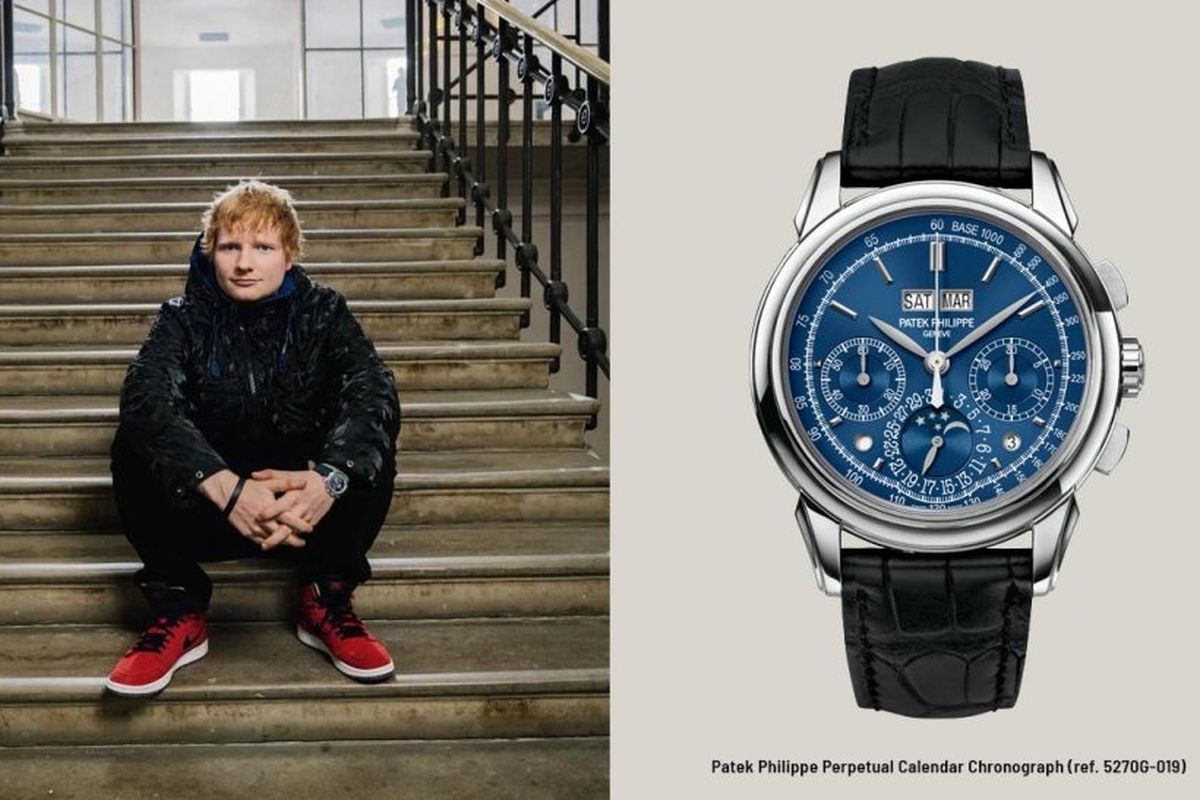 Ed Sheeran dan jam tangan Patek Philippe