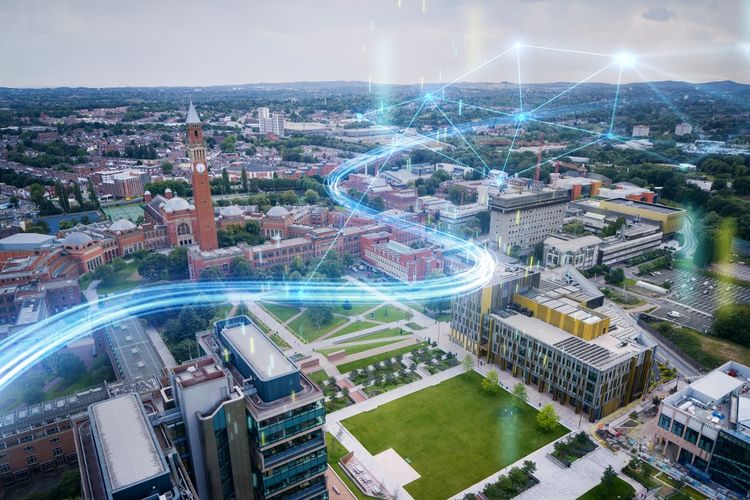 Universitas Birmingham sedang berkolaborasi dengan Siemens menuju kampus global terpintar di dunia.