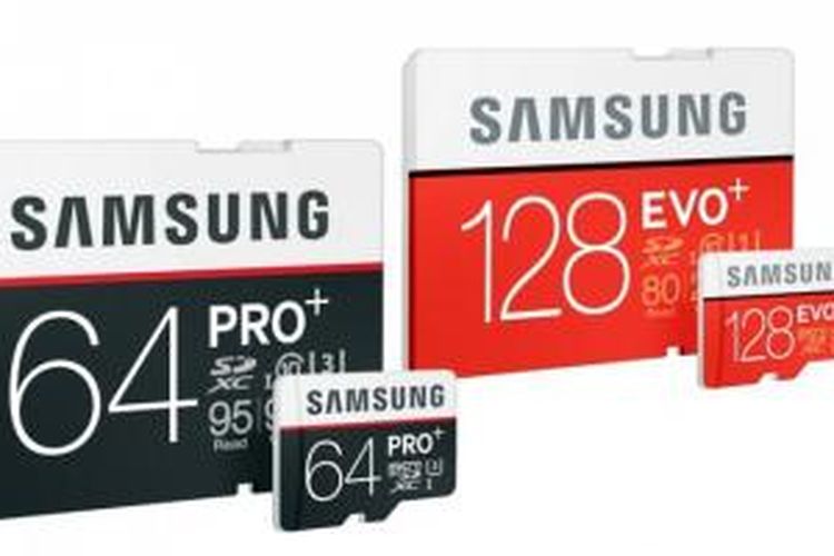 SD card Samsung dengan fitur kecepatan tinggi dan tahan air.