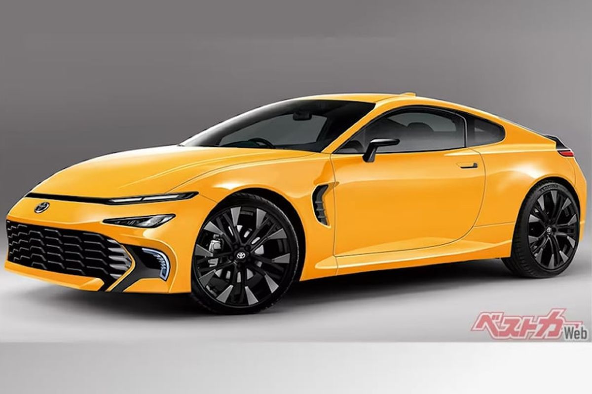 Rendering generasi keempat Toyota GR86