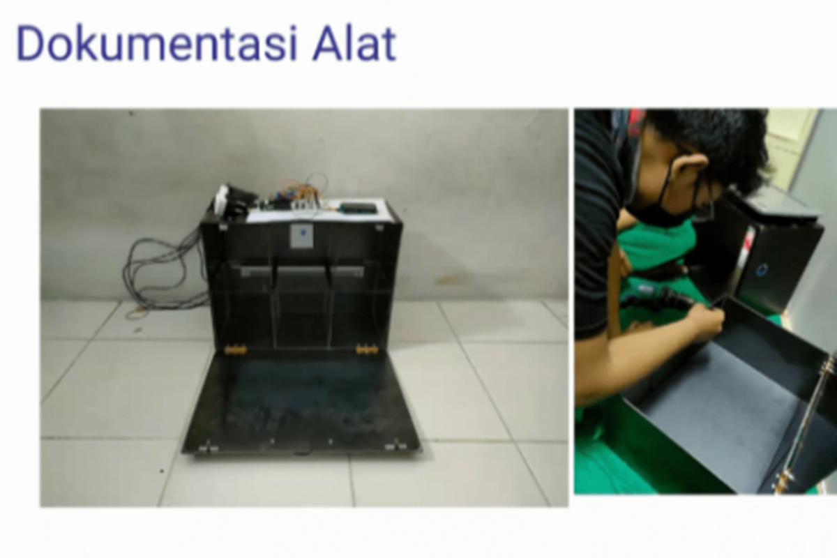 Inovasi Badan Eksekutif Mahasiswa Fakultas Teknologi Industri dan Rekayasa Sistem (BEM FTIRS) ITS berupa sinar ultraviolet C (UVC) yang berfungsi dalam desinfeksi dan sterilisasi.