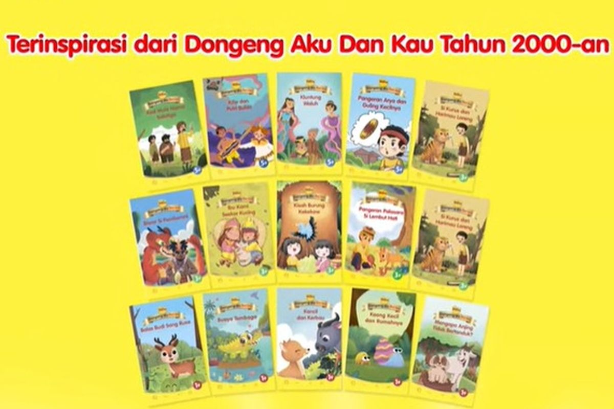 Dancow kembali menghadirkan buku dongen Aku dan Kau bertema kisah tradisional Indonesia