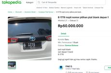 Viral, Jual Pelat Nomor Cantik di Lokapasar Rp 50 Juta