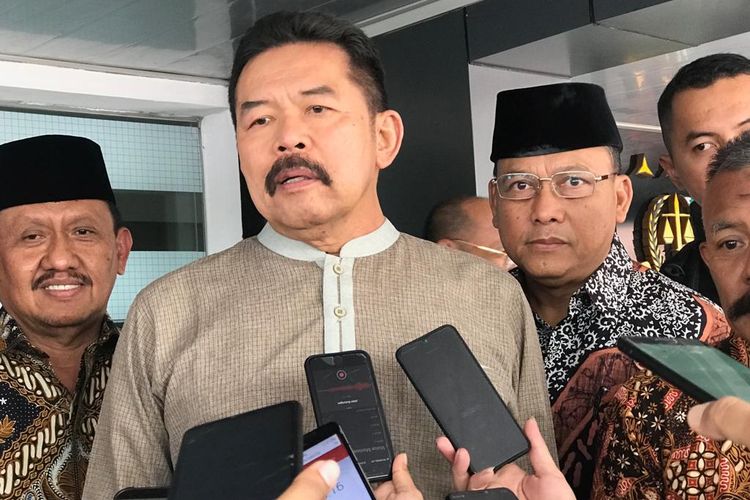 Jaksa Agung Sanitiar (ST) Burhanuddin di Kompleks Kejaksaan Agung, Jakarta Selatan, Jumat (20/12/2019).