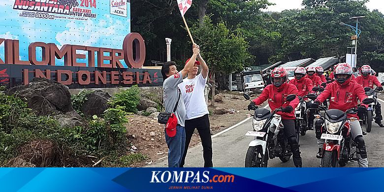 Sepeda Motor Sport Honda Jelajah Tiga Pulau Besar Nusantara