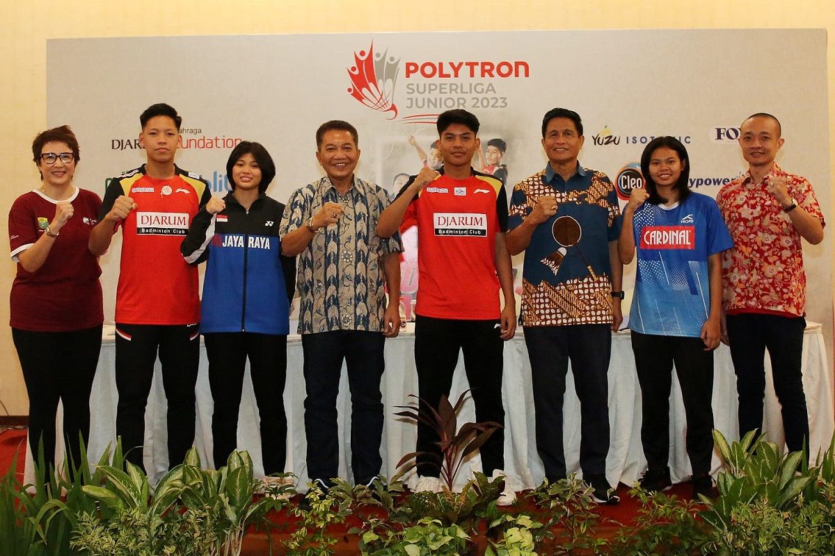 Sejumlah peserta Superliga Junior 2023 bersiap tampil dalam ajang yang akan berlangsung di GOR Djarum Magelang, Jawa Tengah, pada 8-14 Mei mendatang.