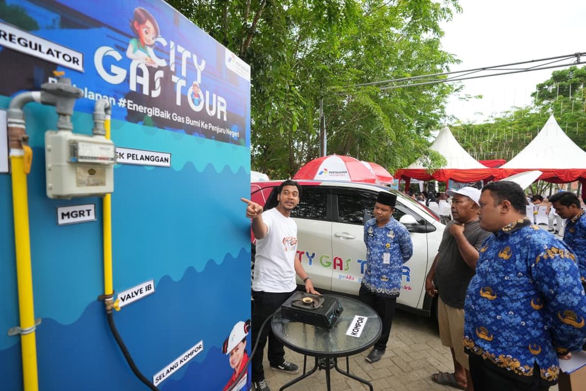 PT Perusahaan Gas Negara Tbk (PGN) melanjutkan rangkaian perjalanan City Gas Tour 2025 menuju Dumai dan Pekanbaru, tepatnya di Kabupaten Pelalawan. 
