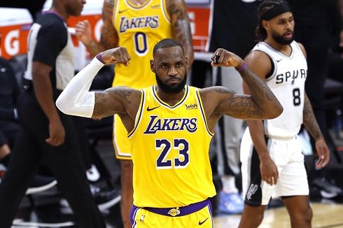 Hasil NBA - LeBron James Tampil Perkasa Pimpin Lakers Libas Cavaliers