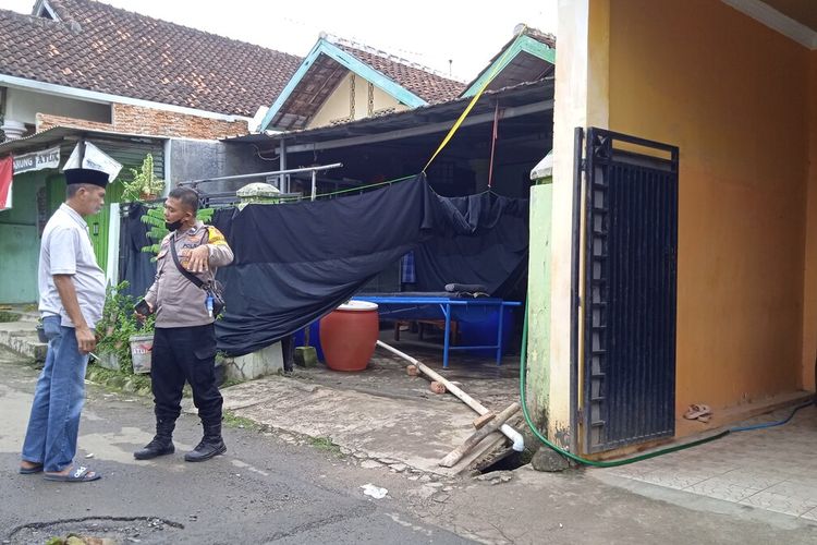 Suasana rumah napi anak RF (17) yang meninggal dunia karena diduga mengalami pemukulan di dalam lapas anak, Rabu (13/7/2022).