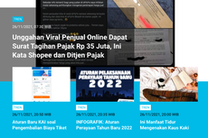 POPULER TREN: Unggahan Viral Penjual Online Dapat Surat Tagihan Pajak Rp 35 Juta | ASN Dilarang Cuti dan Bepergian Luar Daerah
